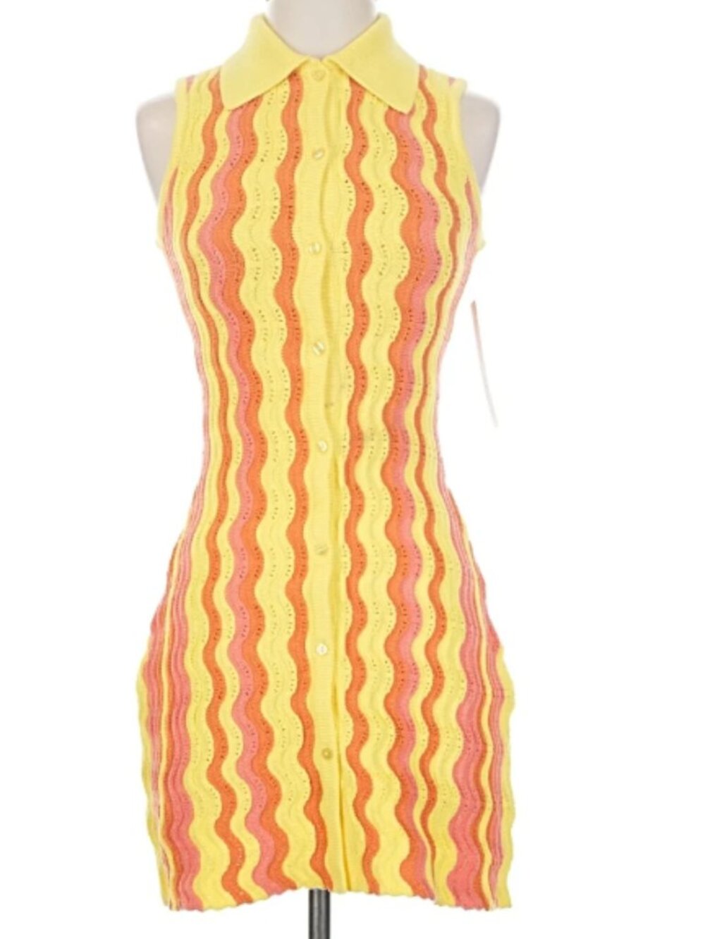 The Wolf Gang Kiki Knit Retro Dress Size XS